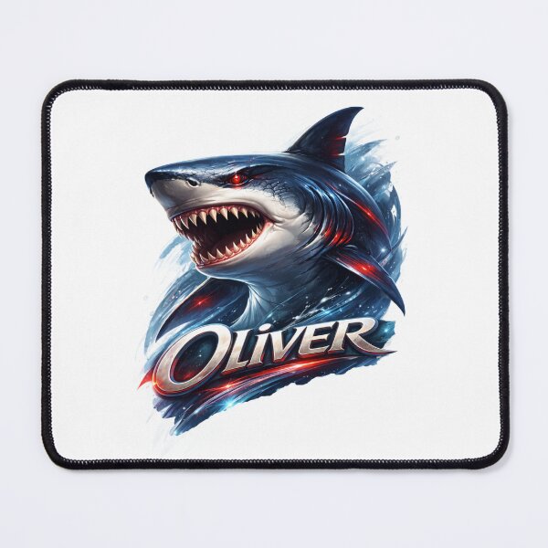 Item preview, Oliver Pisces – Deep Ocean Power Male Name Zodiac Fantasy Art Design designed and sold by AlexLineArt.