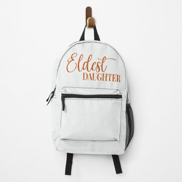 Item preview, ELDEST DAUGHTER - orange glitter font designed and sold by "Nice" Guy Recovery Co..