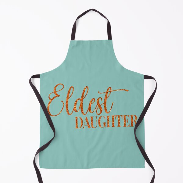 Item preview, ELDEST DAUGHTER - orange glitter font designed and sold by "Nice" Guy Recovery Co..