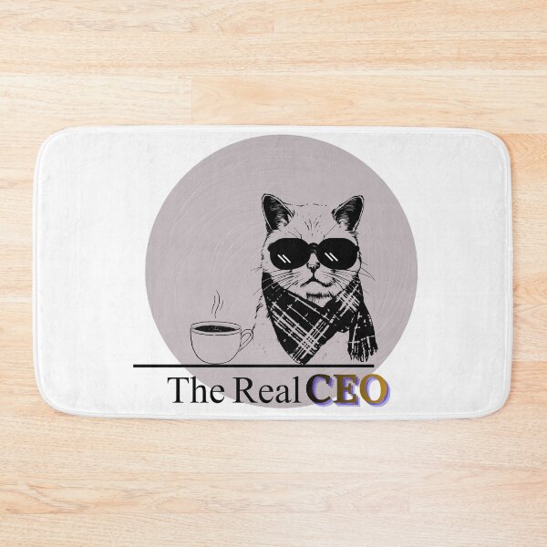 Item preview, The Real CEO Cat designed and sold by mon369000.