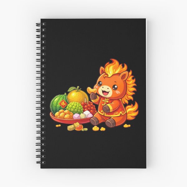 Item preview, Cute Fire Horse Mâm Ngũ Quả – Vietnamese Tết 2026 designed and sold by PunchDrop.