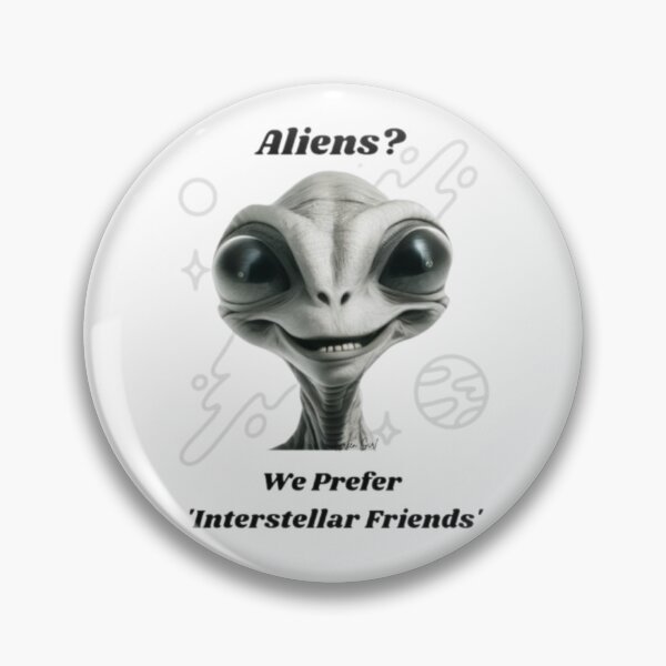 Item preview, Interstellar Friends Funny Alien T-Shirt Design designed and sold by GreenGirl-store.