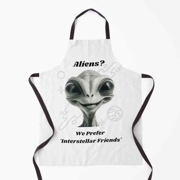 Item preview, Interstellar Friends Funny Alien T-Shirt Design designed and sold by GreenGirl-store.
