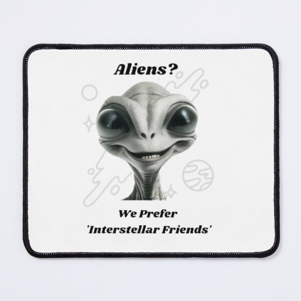 Item preview, Interstellar Friends Funny Alien T-Shirt Design designed and sold by GreenGirl-store.
