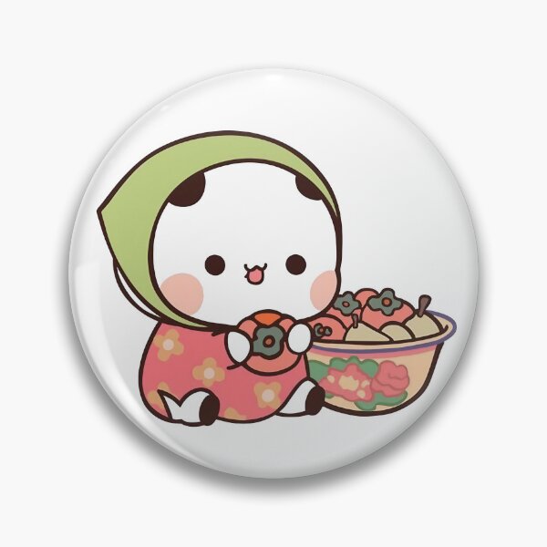 Item preview, Bubu eating fruits designed and sold by PandaBearShop.