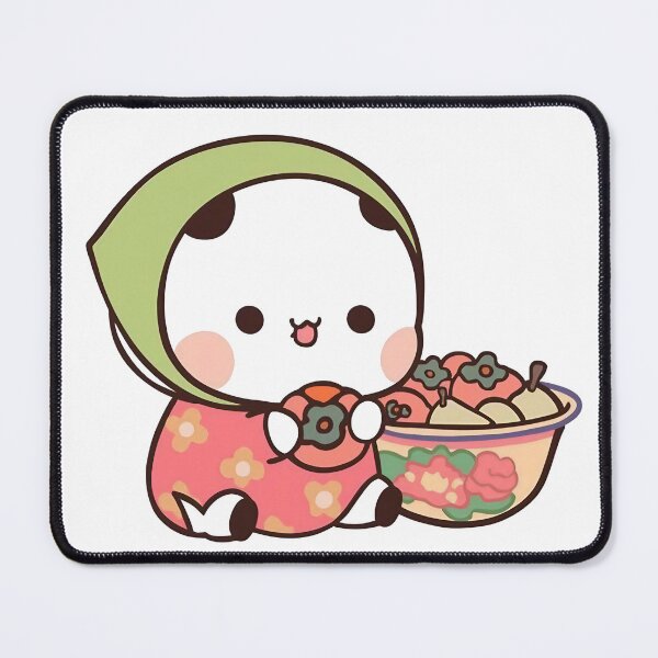 Item preview, Bubu eating fruits designed and sold by PandaBearShop.