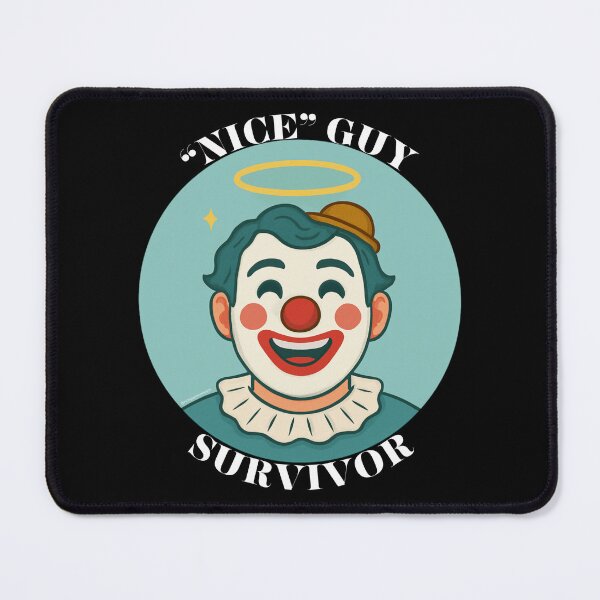 Item preview, "Nice" Guy Survivor - white font designed and sold by "Nice" Guy Recovery Co..