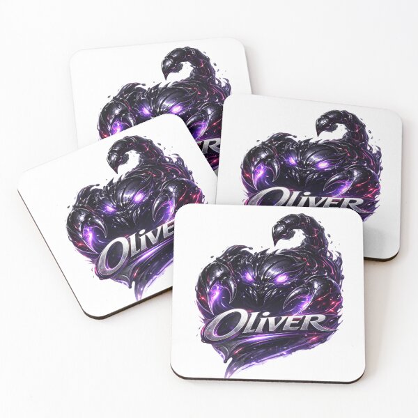 Item preview, Oliver Scorpio – Dark Power Male Name Zodiac Fantasy Art Design designed and sold by AlexLineArt.