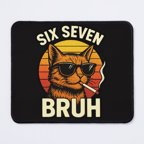 Item preview, 6 7-cat-meme-smoking-vintage designed and sold by jolihanot.