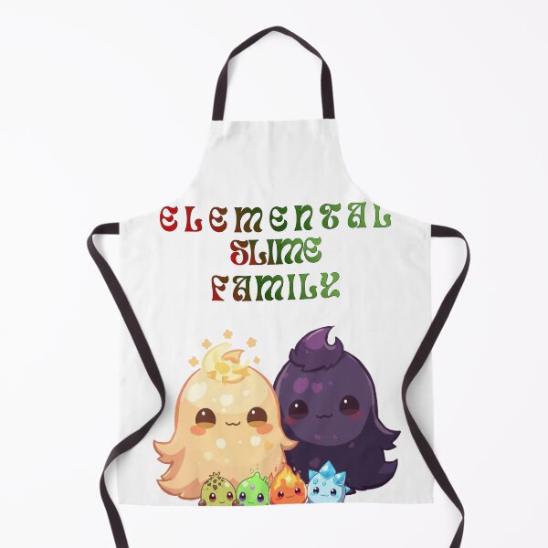 Item preview, “Elemental Slime Family – Light, Dark & Their Four Tiny Elements” designed and sold by Monzora.