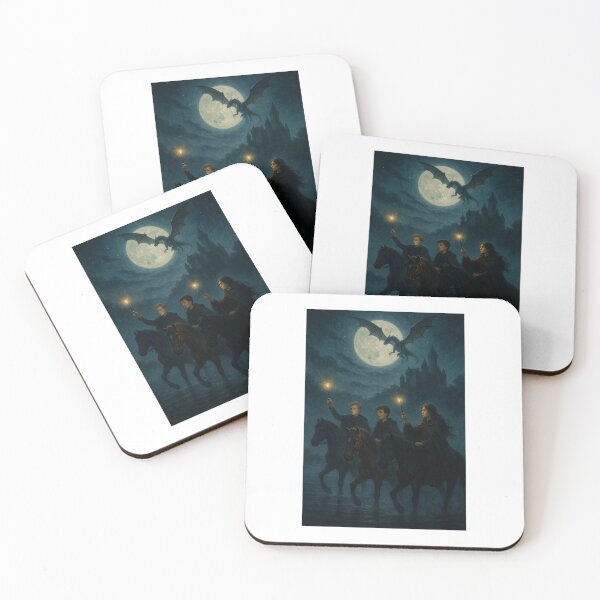 Item preview, Young wizards escaping from the dragon designed and sold by SADverse.