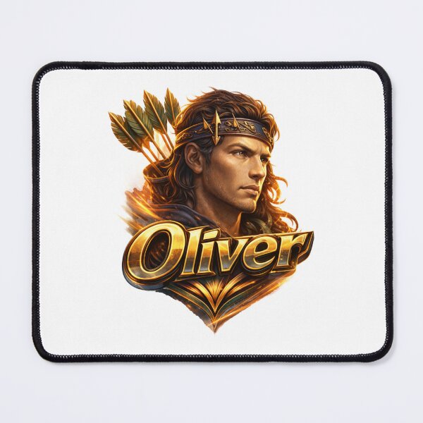 Item preview, Oliver Sagittarius – Archer Spirit Male Name Zodiac Fantasy Art Design designed and sold by AlexLineArt.