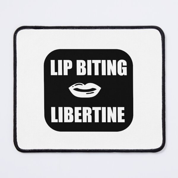 Item preview, Lip Biting Libertine Lifestyle Kinky Merit Badges designed and sold by FestDrip.