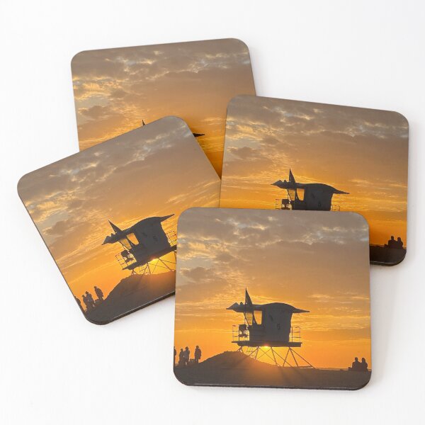 Item preview, Lifeguard Station Sunset, Ocean Beach, San Diego designed and sold by rp2000.