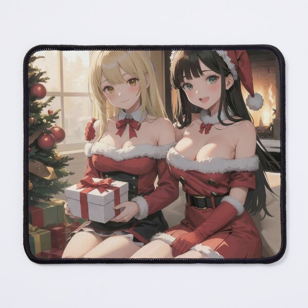 Item preview, holiday cheer xmas waifus designed and sold by waifu-archive.