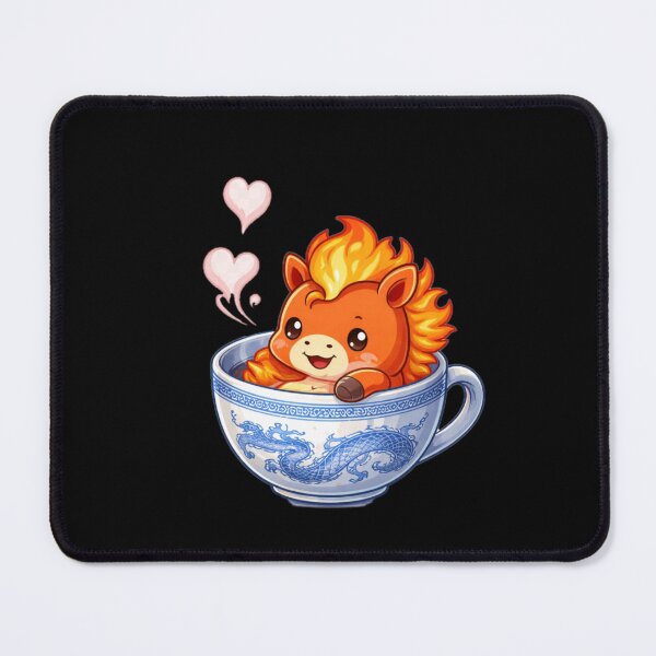 Item preview, Cute Fire Horse Tea – Vietnamese Tết Cozy 2026 designed and sold by PunchDrop.