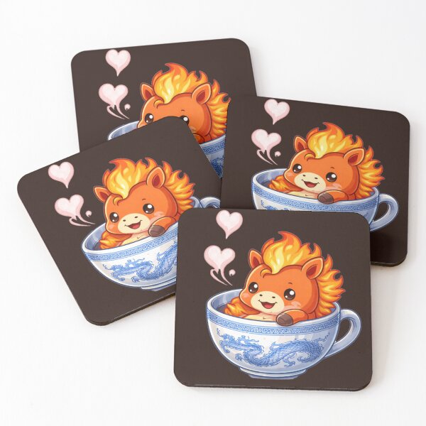 Item preview, Cute Fire Horse Tea – Vietnamese Tết Cozy 2026 designed and sold by PunchDrop.