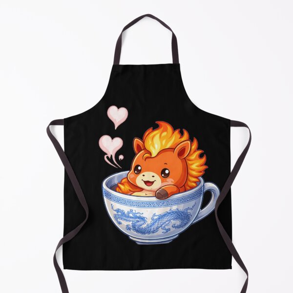 Item preview, Cute Fire Horse Tea – Vietnamese Tết Cozy 2026 designed and sold by PunchDrop.