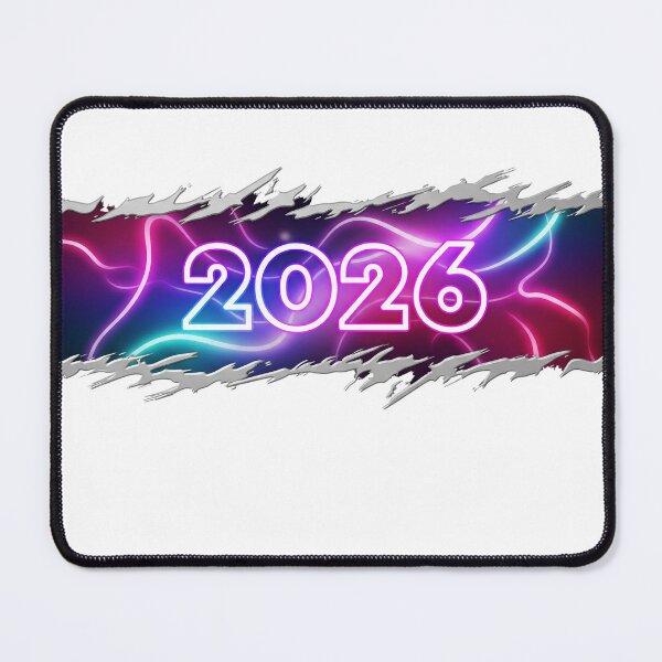 Item preview, New Year 2026 Scratch Reveal - Trendy Abstract Gold & Neon designed and sold by MESSY-MIND.