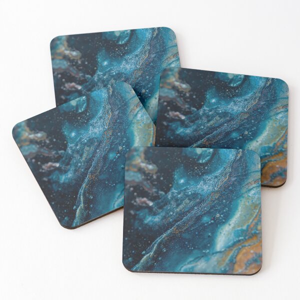 Item preview, Deep Teal Fluid Layers designed and sold by Harmonic_Layers.