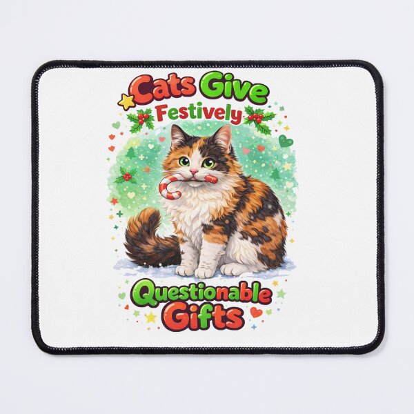 Item preview, Candy Cane Calico- Festively Questionable Gifts designed and sold by Wondergirl Wanderings.