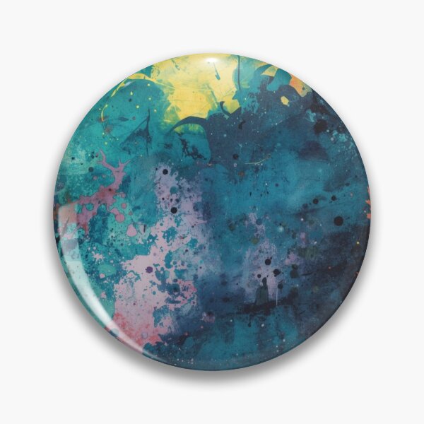 Item preview, Teal Wash with Warm Splashes designed and sold by Harmonic_Layers.