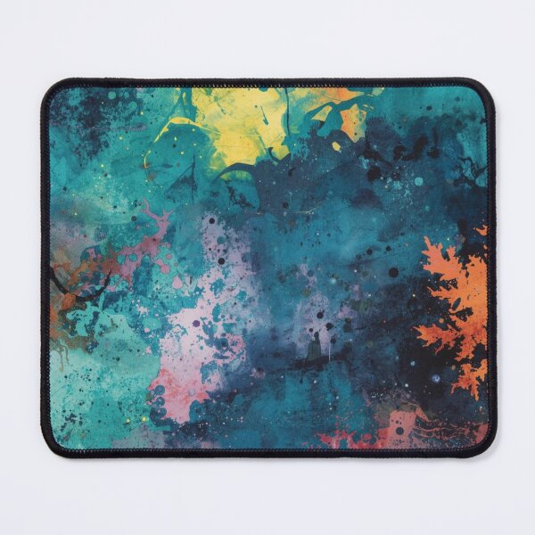 Item preview, Teal Wash with Warm Splashes designed and sold by Harmonic_Layers.