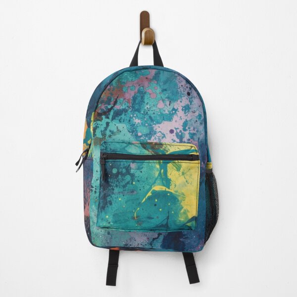 Item preview, Teal Wash with Warm Splashes designed and sold by Harmonic_Layers.