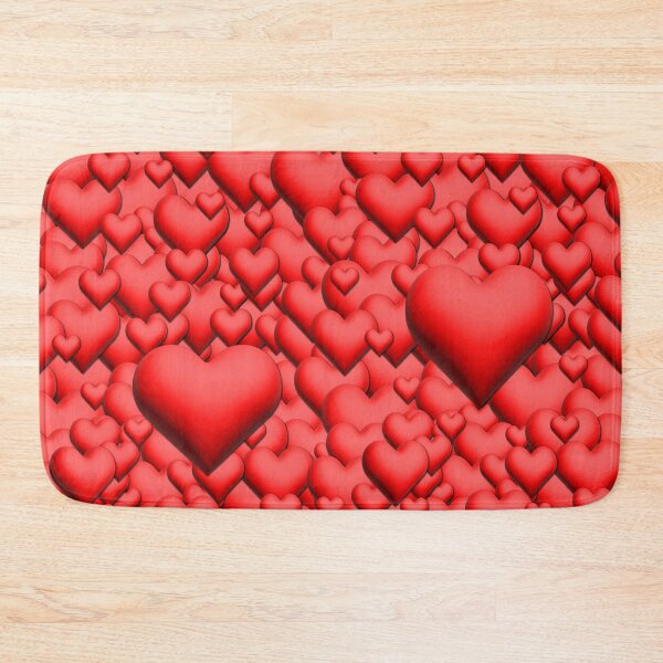 Item preview, 3D Red Hearts Pattern - Romantic Lovecore Aesthetic Background designed and sold by DeeLulu.