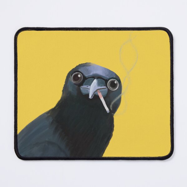 Item preview, Crow smoking cigarette  designed and sold by DoodlesByKy.