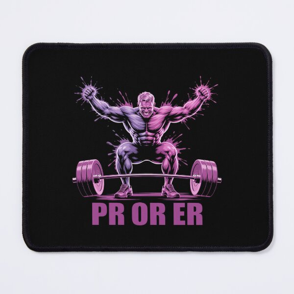 Item preview, PR Or Er Weightlifting Bodybuilding Fitness Gym workout designed and sold by traceydowns.