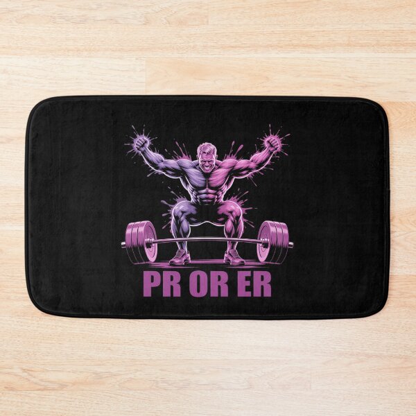 Item preview, PR Or Er Weightlifting Bodybuilding Fitness Gym workout designed and sold by traceydowns.