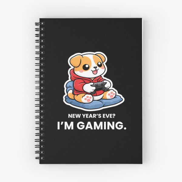 Item preview, New Year’s Eve? I’m Gaming – Funny Dog Gamer Design designed and sold by LucaVibeBrand.