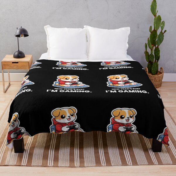 Item preview, New Year’s Eve? I’m Gaming – Funny Dog Gamer Design designed and sold by LucaVibeBrand.