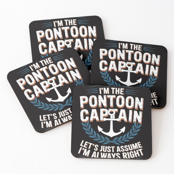 Item preview, Pontoon Boat Owner Gift - I'm The Pontoon Boat Captain designed and sold by BotboutiquePre.
