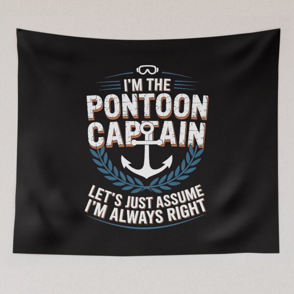 Item preview, Pontoon Boat Owner Gift - I'm The Pontoon Boat Captain designed and sold by BotboutiquePre.