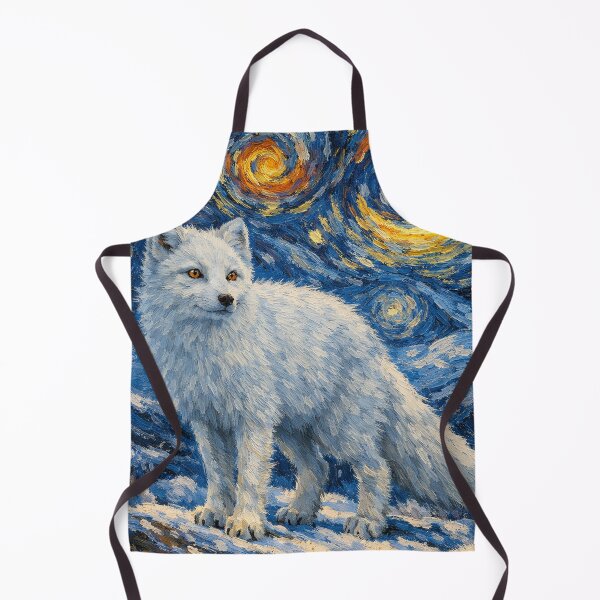 Item preview, Arctic Fox lover starry night designed and sold by Starry Night Creative Art.