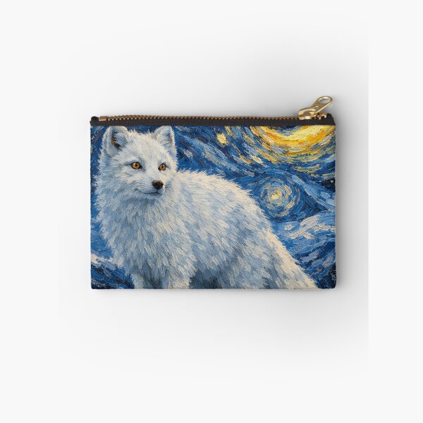 Item preview, Arctic Fox lover starry night designed and sold by Starry Night Creative Art.