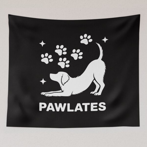 Item preview, Pawlates Dog Stretching Workout Fitness Pilates Cute Puppy designed and sold by BotboutiquePre.