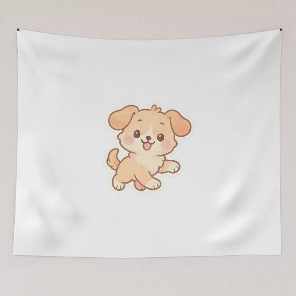 Item preview, Pastel Dreamy Dog Sticker designed and sold by StickMint.