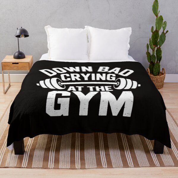 Item preview, Now I'm Down Bad Crying At The Gym workout fitness designed and sold by silladive.