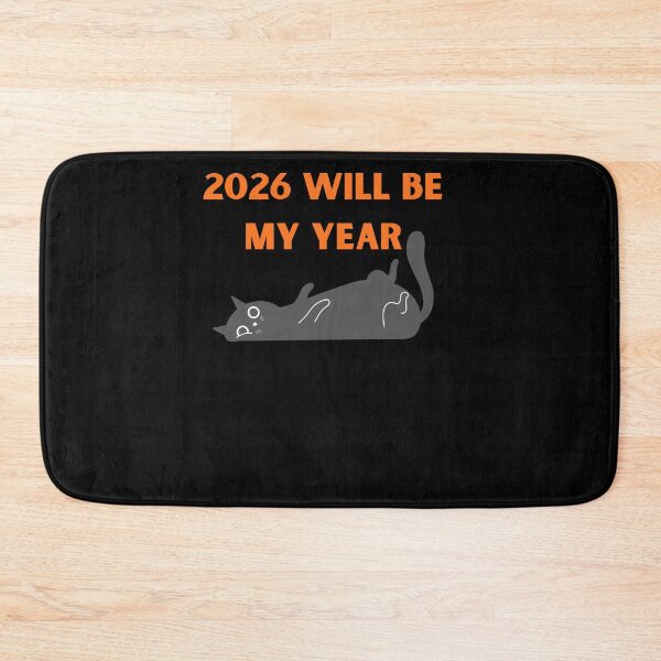 Item preview, 2026 Will Be My Year Funny Cat Illustration designed and sold by StaticMood.