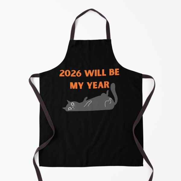 Item preview, 2026 Will Be My Year Funny Cat Illustration designed and sold by StaticMood.