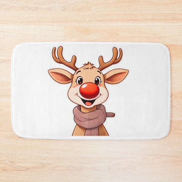 Item preview, Reindeer with red nose designed and sold by DesignLabStore.