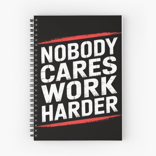 Item preview, Nobody Cares Work Harder Fitness Workout Gym designed and sold by silladive.