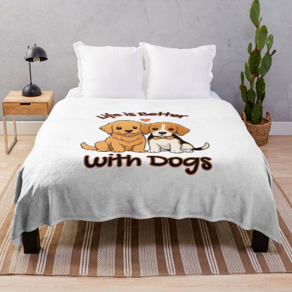 Item preview, Life Is Better With Dogs Cute Puppy Love designed and sold by w66aboo.