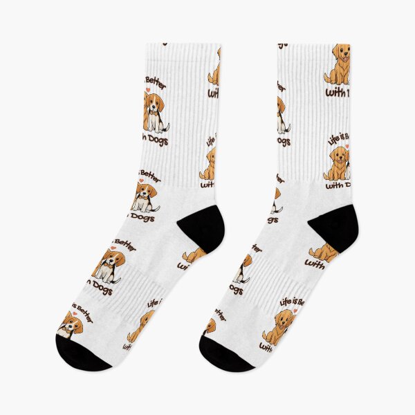 Item preview, Life Is Better With Dogs Cute Puppy Love designed and sold by w66aboo.
