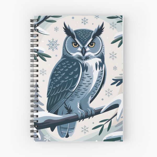 Item preview, Winter Owl – Serene Woodland Animal Illustration designed and sold by SoftStyleStudio ⭐⭐⭐.