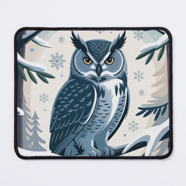 Item preview, Winter Owl – Serene Woodland Animal Illustration designed and sold by SoftStyleStudio ⭐⭐⭐.