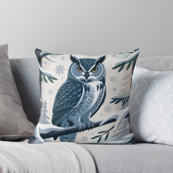 Item preview, Winter Owl – Serene Woodland Animal Illustration designed and sold by SoftStyleStudio ⭐⭐⭐.